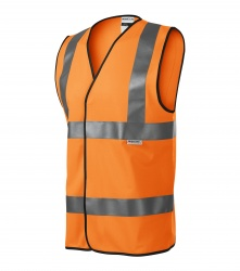 Reflexní vesta pro dospělé - 3 reflexní pruhy ORANŽOVÁ  EN ISO 20471:2013 Reflexní vesta pro dospělé - 3 reflexní pruhy ORANŽOVÁ  EN ISO 20471:2013